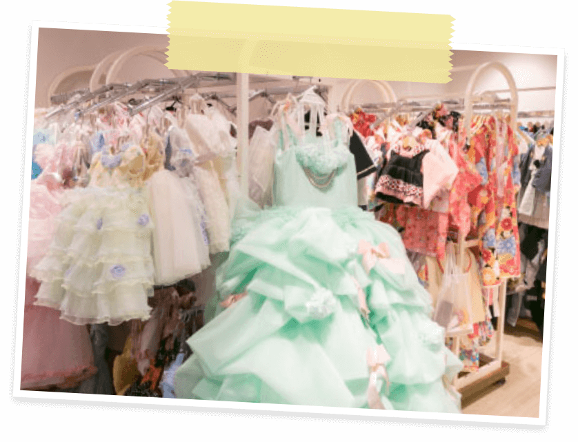 キッズフォトスタジオチョコ 荒川店普段とは違った衣装